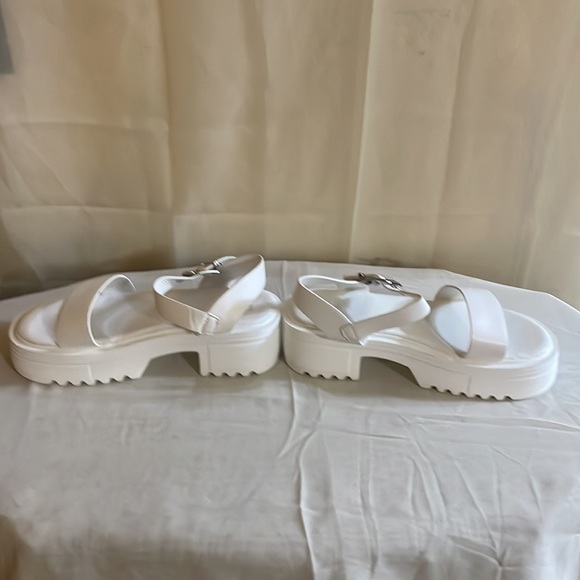 Ready Salted - Juliette2 - Classic Chunky Block Heel Platform Sandals Size 10 - Picture 11 of 16